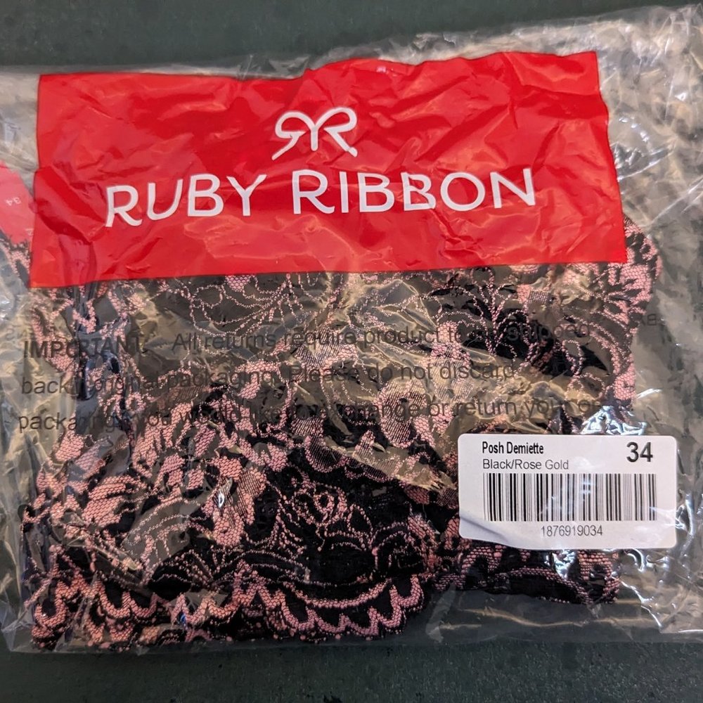 Ruby Ribbon Posh Demi - Size 34 - Picture 2 of 2